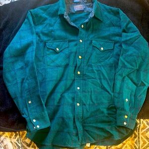 Pendleton Wool Long Sleeve Pearl Snap